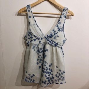 Abercrombie Floral V-Neck Blouse